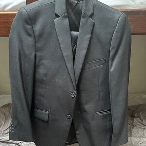 Elegant Charcoal boy youth size 12 Suit Jacket with pants